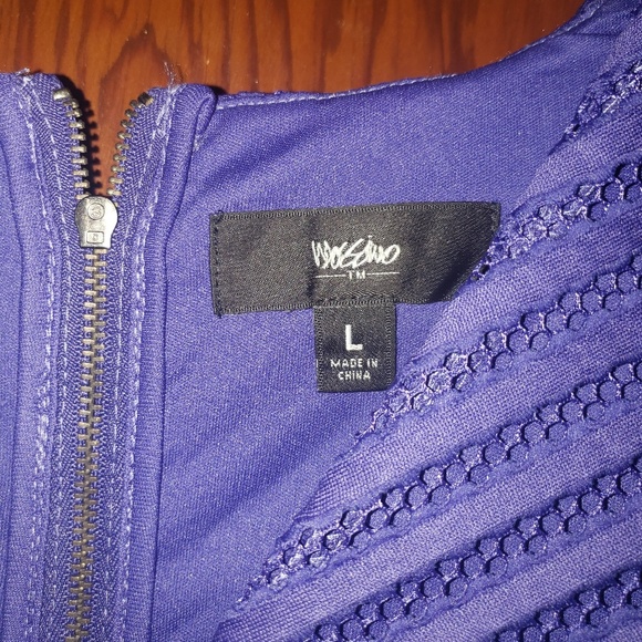 NWT Mossimo Kindred Blue Fit & Flare Dress - Picture 4 of 5